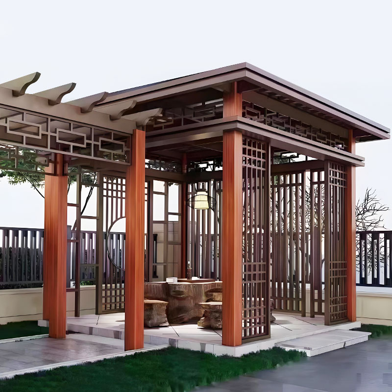 Umelecká pergola z hliníkovej zliatiny