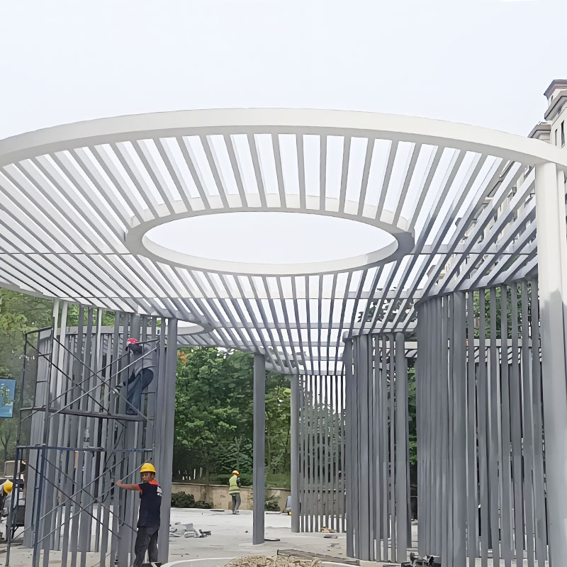 Pergola z pozinkovanej ocele